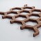 Ekena Millwork Extra Small Westmore Decorative Fretwork Wood Wall Panels, Walnut, 4 7/8"W x 7 3/8"H x 3/8"T WALW08X08X0375WSTWA - alternate 3